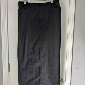 Calvin Klein Maxi Skirt, Black 90's/Y2K Style, Size 10, Minor Flaw see Photos